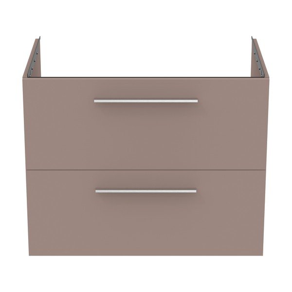 Szarobeżowa wisząca szafka pod umywalkę 80x63 cm i.Life B – Ideal Standard