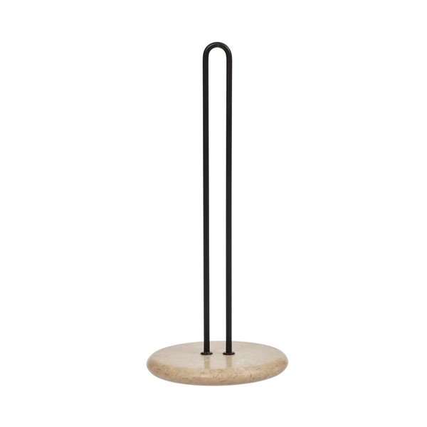 Beżowy marmurowy stojak na ręczniki papierowe ø 14 cm Savi – OYOY Living Design