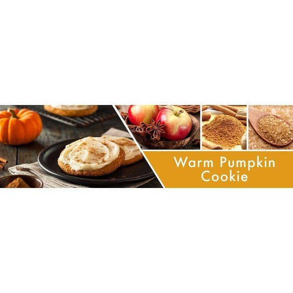 Świeczka zapachowa w szklanym pojemniku Goose Creek Warm Pumpkin, 35 godz. palenia-image-1