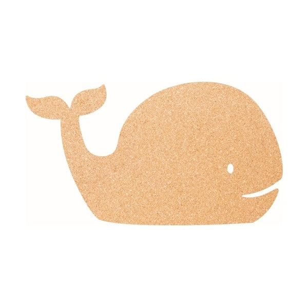 Tablica korkowa z pineskami Securit Whale, 30x53 cm