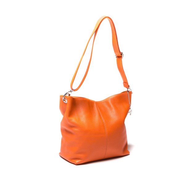 Pomarańczowa torebka skórzana Luisa Vanini Giliana-image-1