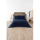 Ciemnoniebieska narzuta 200x220 cm Waffle – Mijolnir