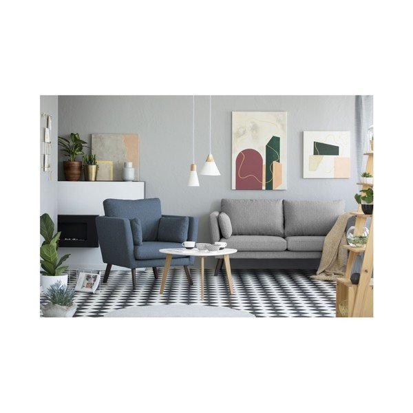 Granatowy fotel Mazzini Sofas Elena-image-1