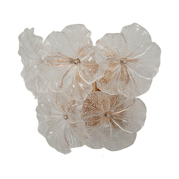 Szklany kinkiet w kolorze złota Ibiscus – Mauro Ferretti-image-4