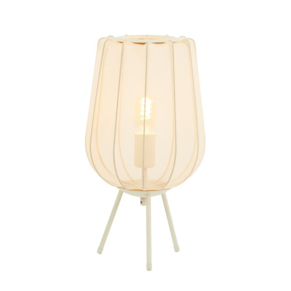 Kremowa lampa stołowa (wysokość 45 cm) Plumeria – Light & Living
