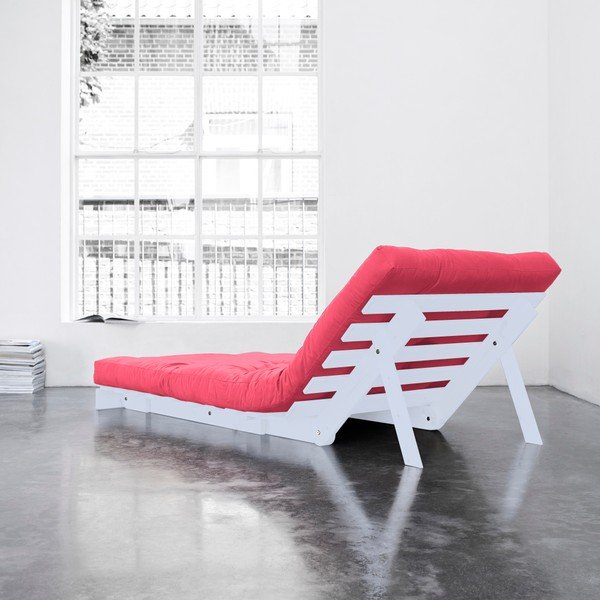 Fotel wielofunkcyjny Karup Roots White/Magenta-image-1