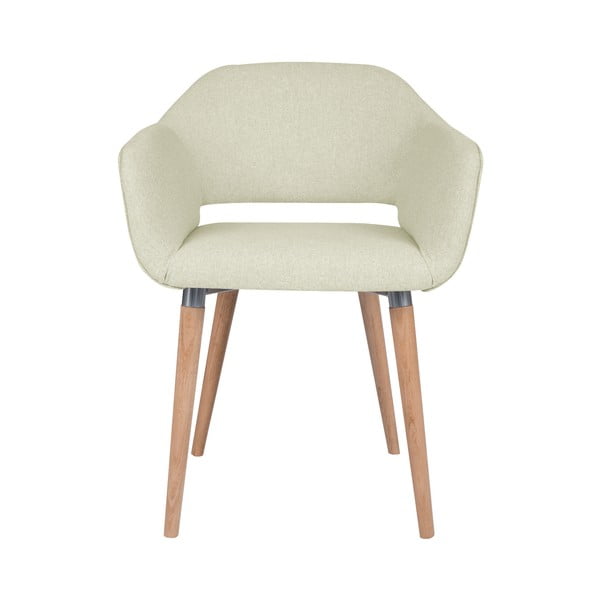 Kremowe krzesło do jadalni Cosmopolitan Design Napoli