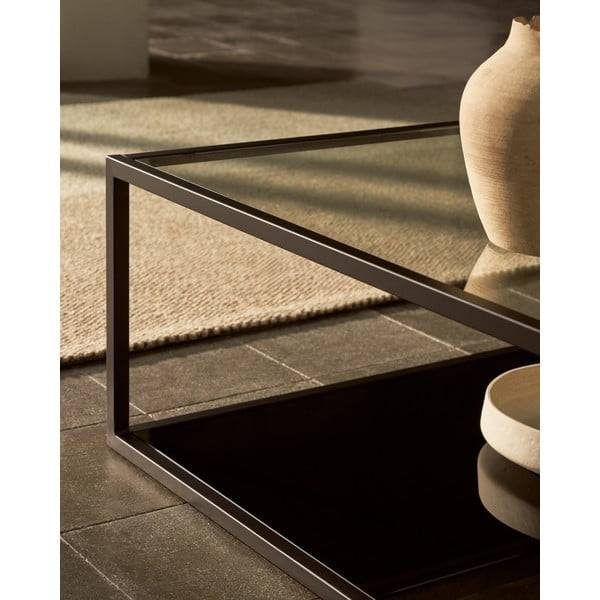 Czarny stolik Kave Home Green Hill, 80x80 cm-image-2