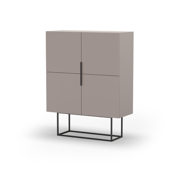 Szarobeżowa szafka 100x130 cm Titan – Marckeric-image-3