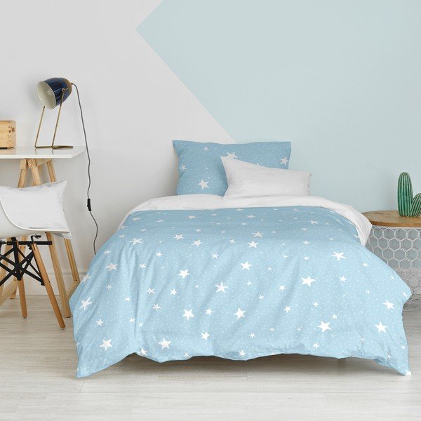 Bawełniana jednoosobowa pościel dziecięca 140x200 cm Little star – Happy Friday-image-2