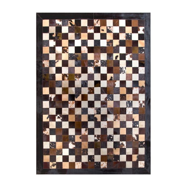 Skórzany dywan Pipsa Grabados, 180x120 cm