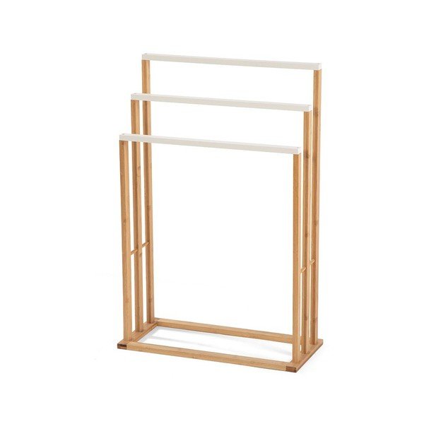 Bambusowy stojak na ręczniki w naturalnym kolorze Nivo – Bonami Essentials