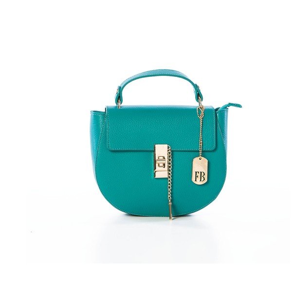 Skórzana torebka Grana Dollaro Turquoise