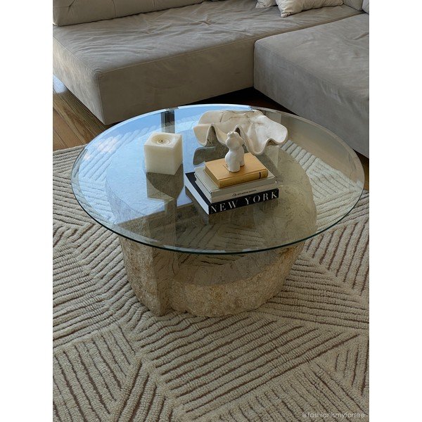 Kremowy wełniany dywan tkany ręcznie odpowiedni do prania 170x240 cm Almond Valley – Lorena Canals-image-3