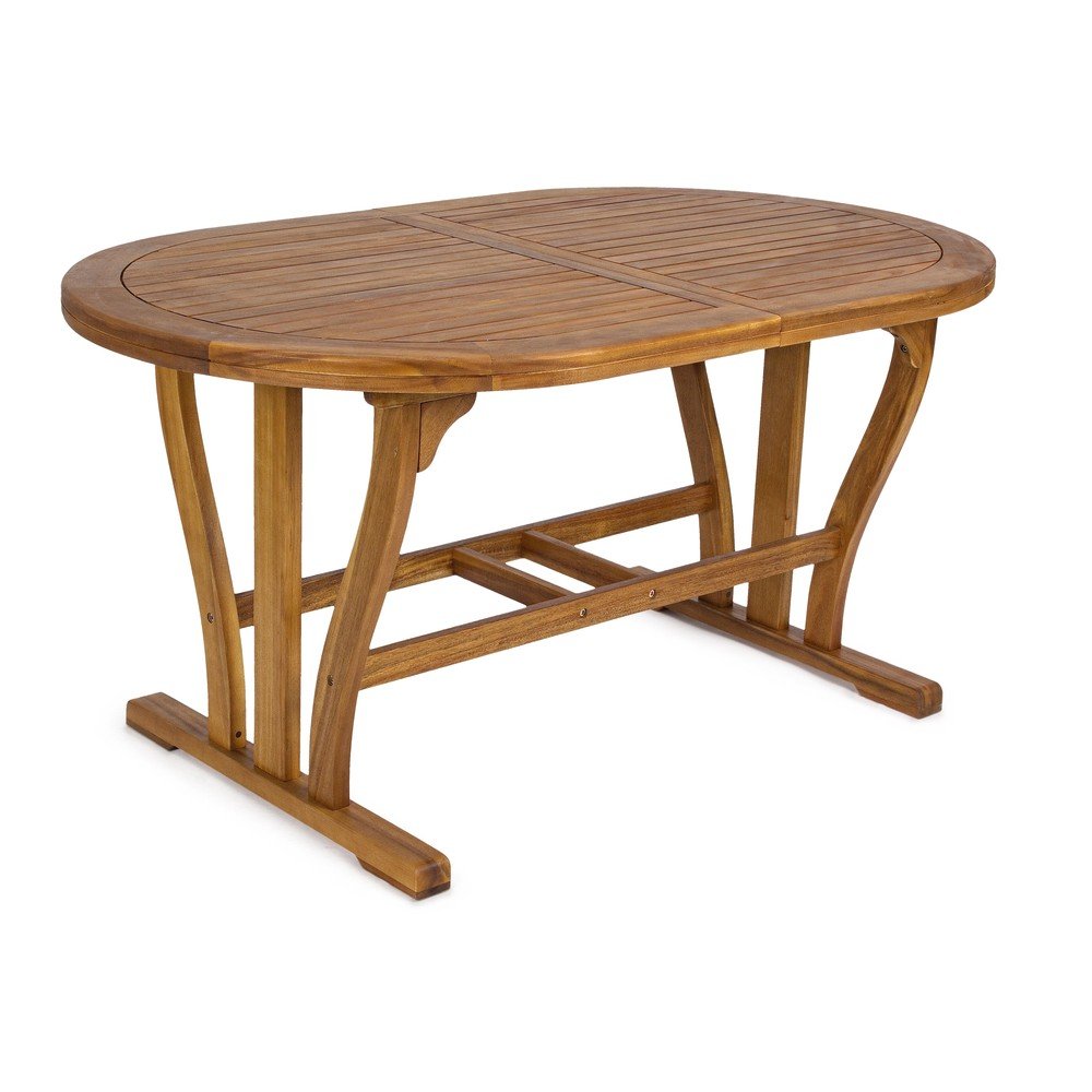 Stół ogrodowy z litego drewna akacjowego 90x150 cm Noemi  – Bizzotto