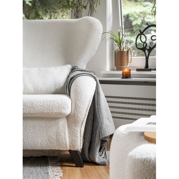 Biały fotel uszak Miuform Miuf-image-4