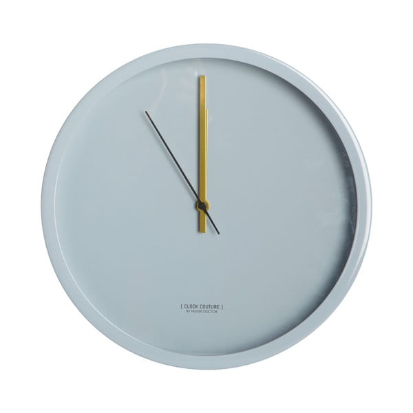 Szary zegar ścienny House Doctor Clock Couture, ⌀ 30 cm
