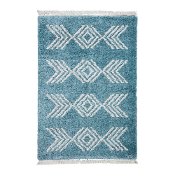 Niebieski dywan Think Rugs Boho Blue, 120x170 cm