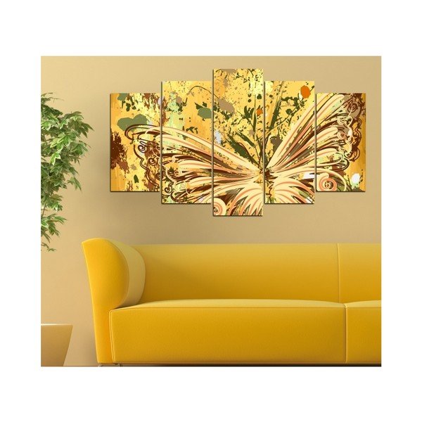 Obraz wieloczęściowy 3D Art Amarillo, 102x60 cm-image-1