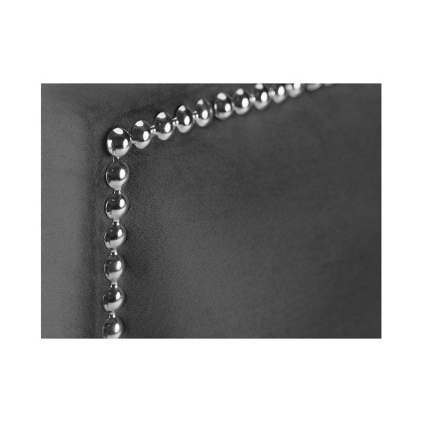 Srebrnoszary zagłówek łóżka Mazzini Sofas Cloves, 140x120 cm-image-3