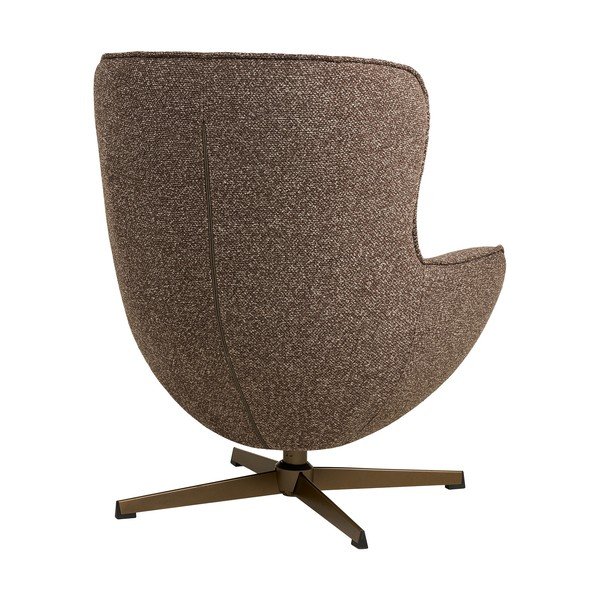 Brązowy obrotowy fotel Blenheim – House Nordic-image-4