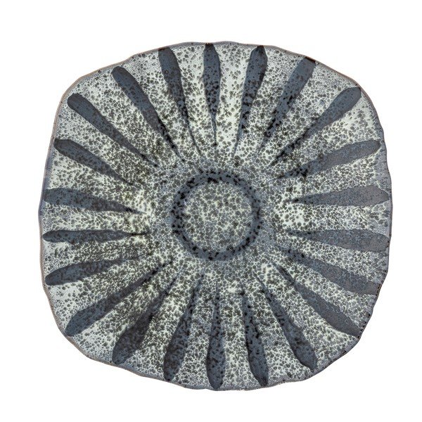 Szary kamionkowy talerz do serwowania ø 32 cm Ramie – Bloomingville