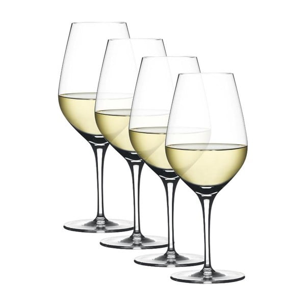 Komplet 4 kieliszków do białego wina White