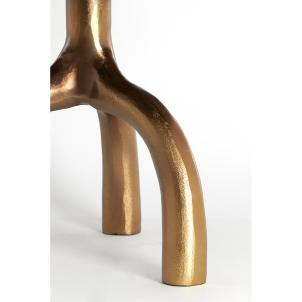 Szklany okrągły stolik w kolorze brązu i beżu ø 65 cm Mello – Light & Living-image-4