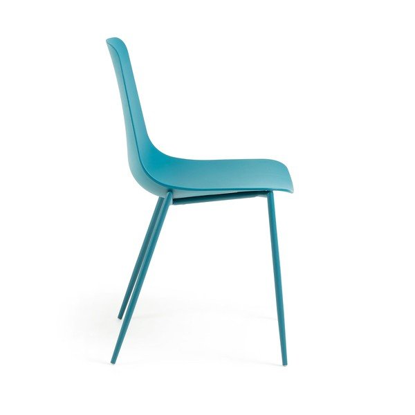 Turkusowe krzesło Kave Home Wassu-image-2