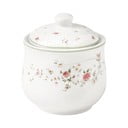 Biała porcelanowa cukierniczka Brandani Nonna Rosa