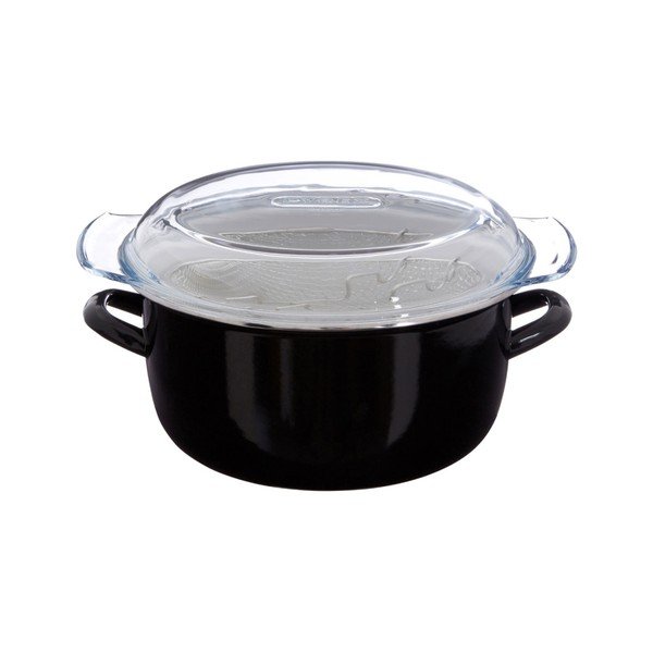 Czarny garnek do smażenia frytek Premier Housewares Deep Fryer Black, obj. 5 l-image-2