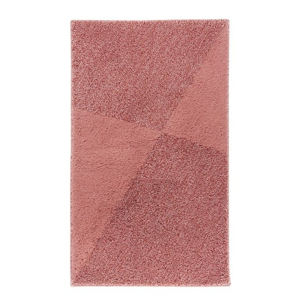 Różowy dywanik łazienkowy Aquanova Damio, 60 x 100 cm