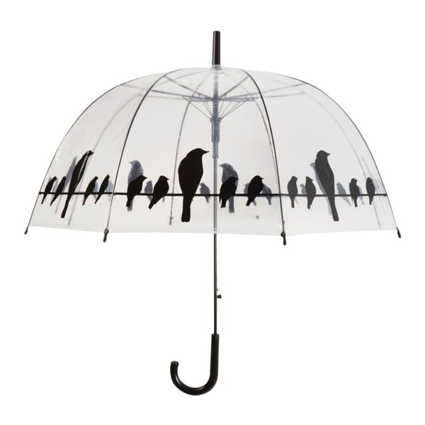 Przezroczysty parasol odporny na wiatr Ambiance Birds, ⌀ 83 cm