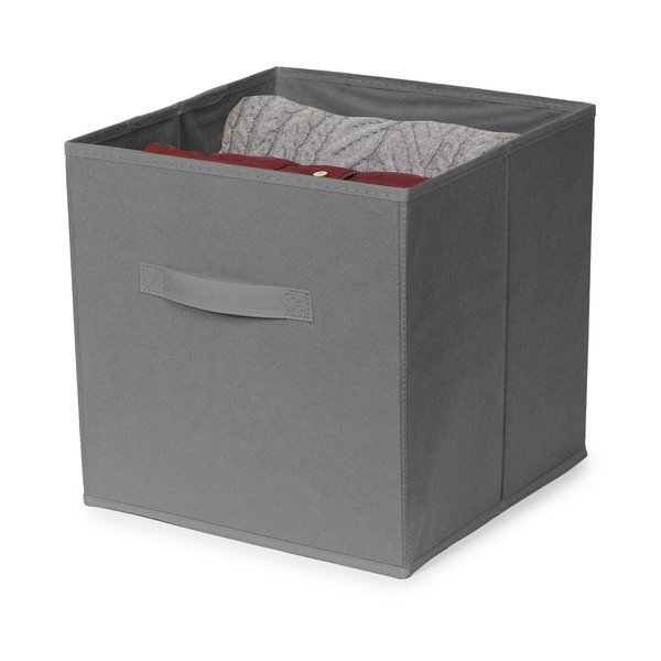Ciemnoszary plastikowy pojemnik 31x31x31 cm – Compactor-image-1