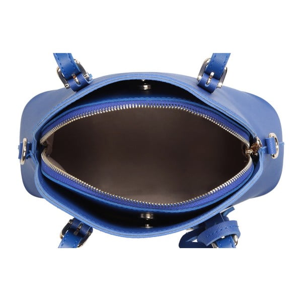 Niebieska torebka ze skóry ekologicznej Beverly Hills Polo Club Dedra-image-3