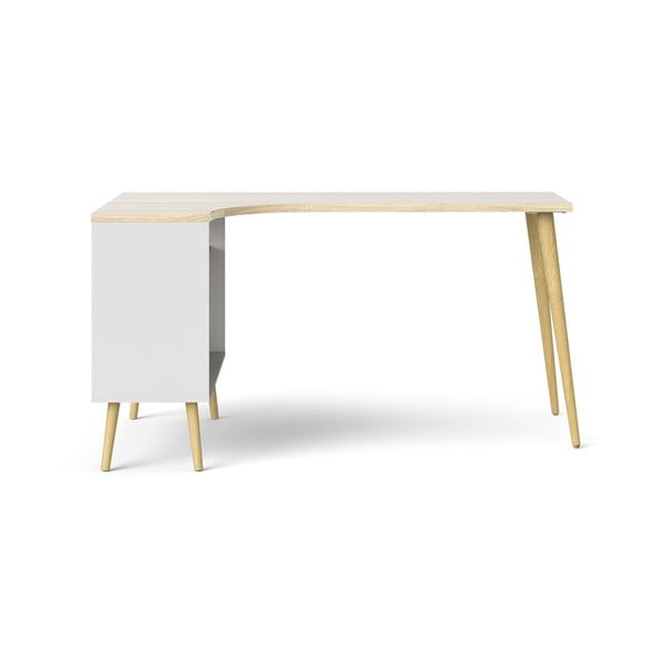 Biurko w kolorze dębu 145x81 cm Oslo – Tvilum-image-2