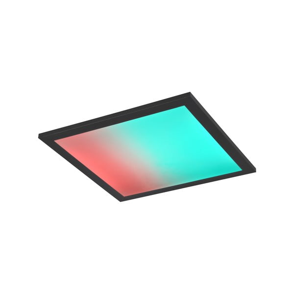 Czarna lampa sufitowa LED 29.5x29.5 cm Beta – Reality-image-1