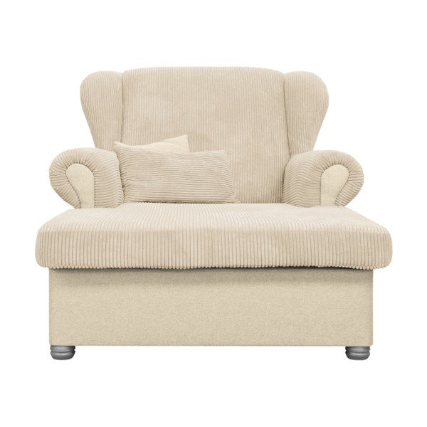 Beżowy sztruksowy szezlong Lord – Ropez-image-1