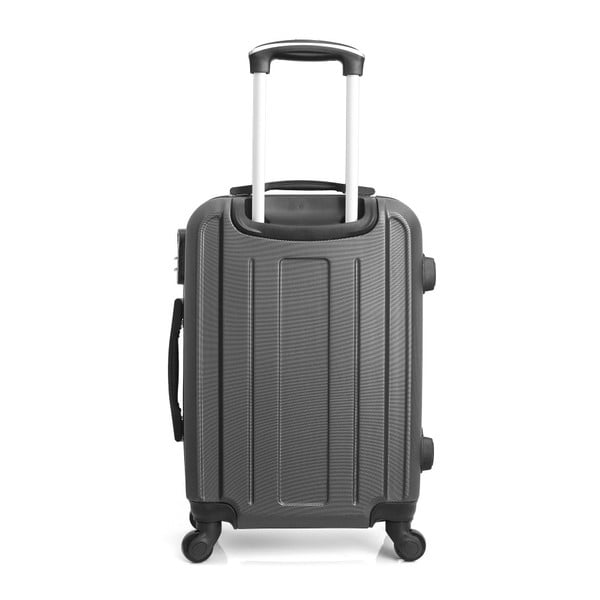 Ciemnoszara walizka na kółkach Hero Maroko, 37 l-image-2