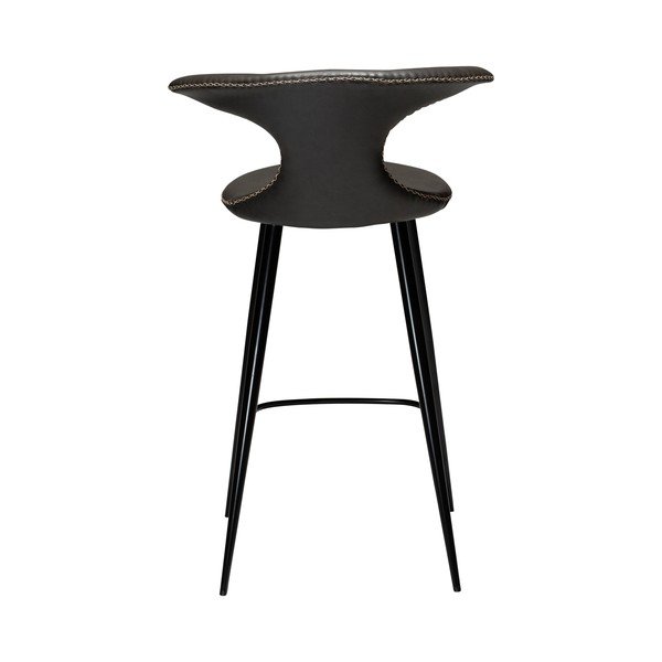 Ciemnoszary hoker z imitacji skóry DAN–FORM Denmark Flair, wys. 90 cm-image-4