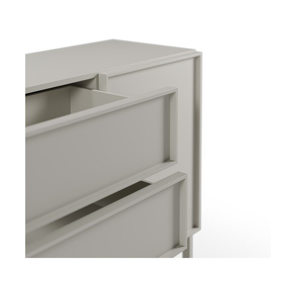 Kremowa komoda 160x80x42 cm Brise – Marckeric-image-2