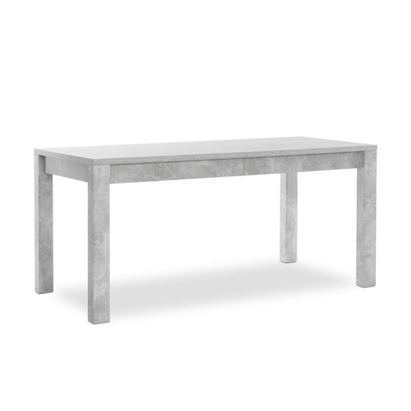 Stół rozkładany w kolorze betonu Intertrade Shape, 160x90 cm