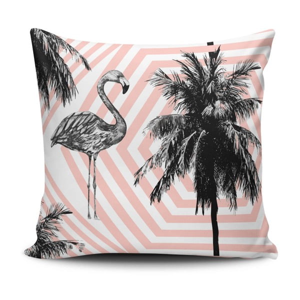 Poduszka z domieszką bawełny Cushion Love Palms, 45x45 cm