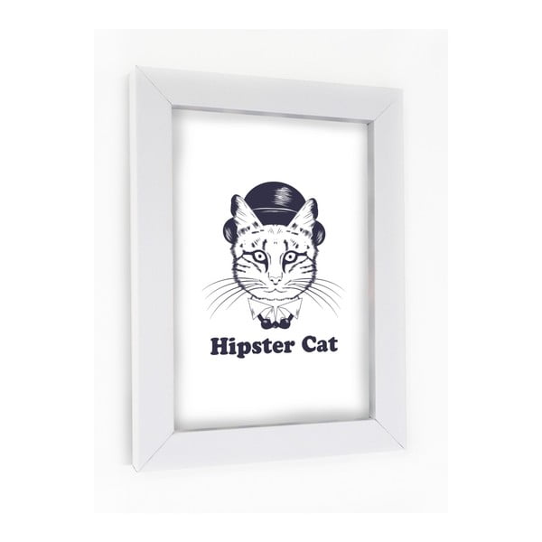 Obraz w ramie Hipster Cat
