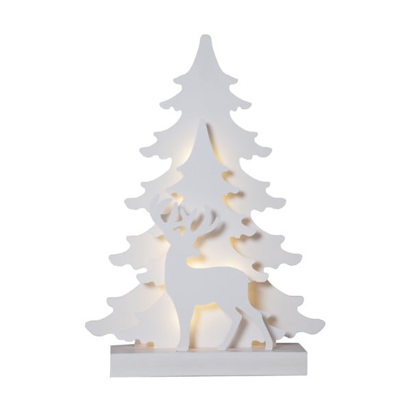 Biała dekoracja świetlna ze świątecznym motywem Grandy – Star Trading