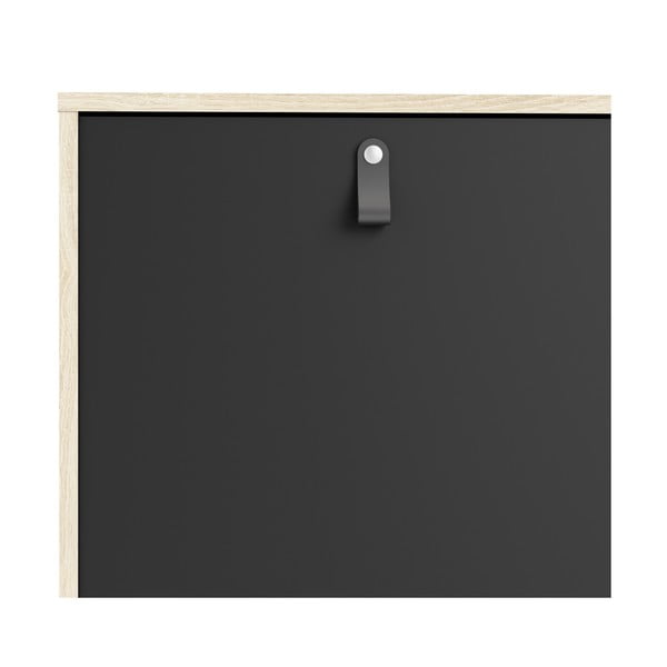 Czarna komoda Tvilum Stubbe, 147 x 87 cm-image-1