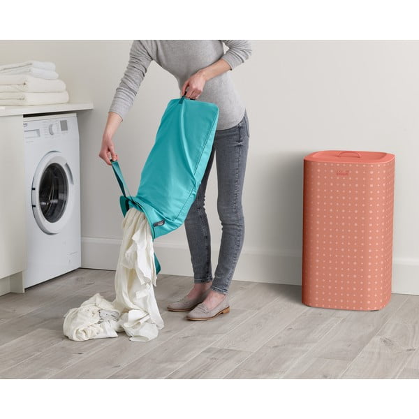 Różowy tekstylny kosz na pranie 60 l Tota Pop – Joseph Joseph-image-1