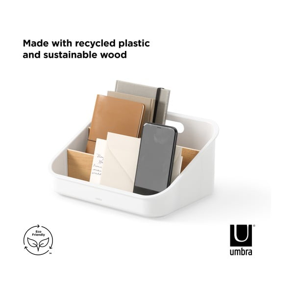 Biały plastikowy organizer łazienkowy Bellwood – Umbra-image-4