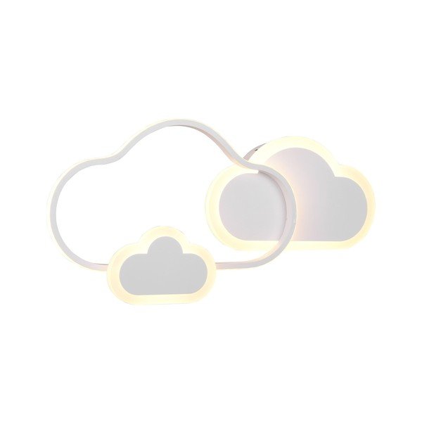 Biała lampa dziecięca 52x25 cm Cloudy – Reality