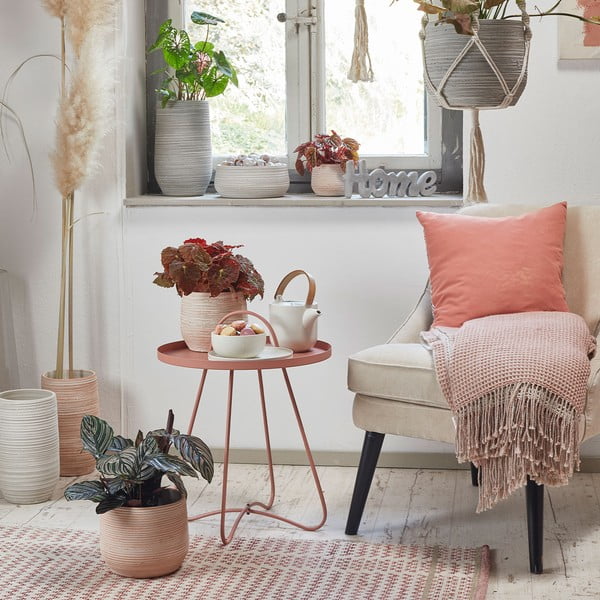 Pomarańczowy ceramiczny wazon Big pots Ravenna, wys. 30 cm-image-1